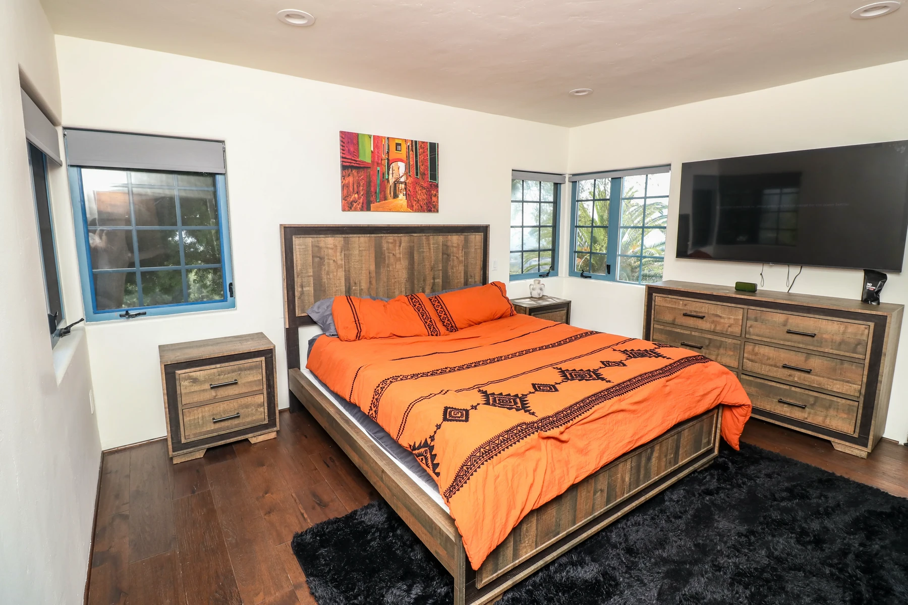 Private bedroom suite at Spanish Villa