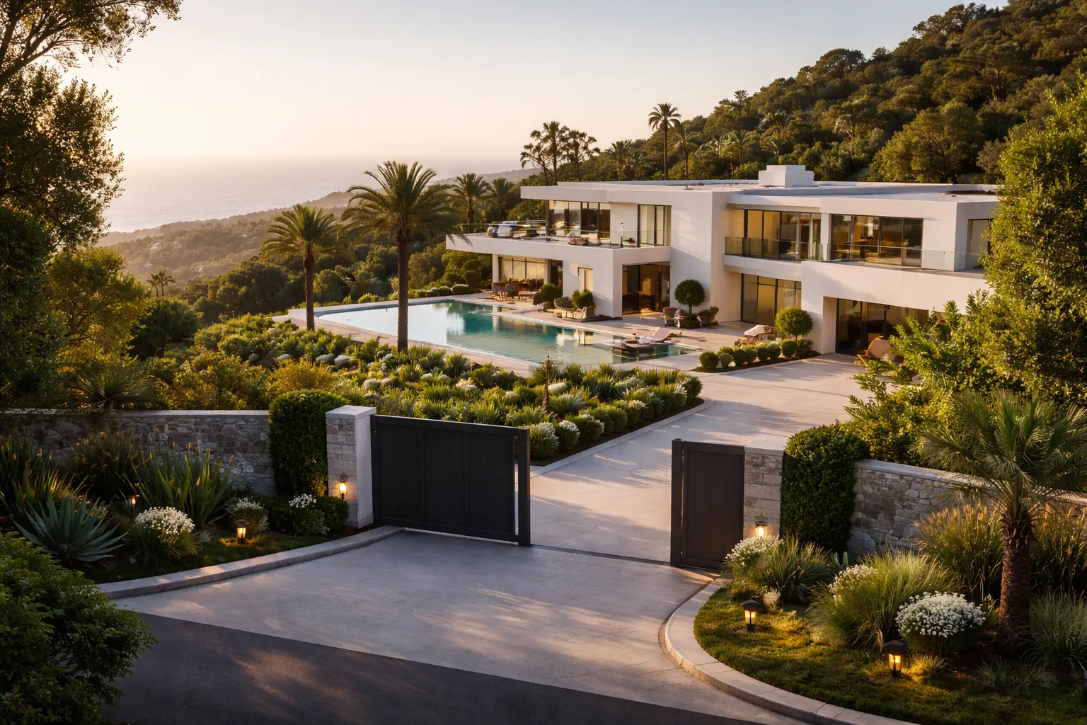 Hollywood Hills estate at Bliss Recovery — private residence above Los Angeles