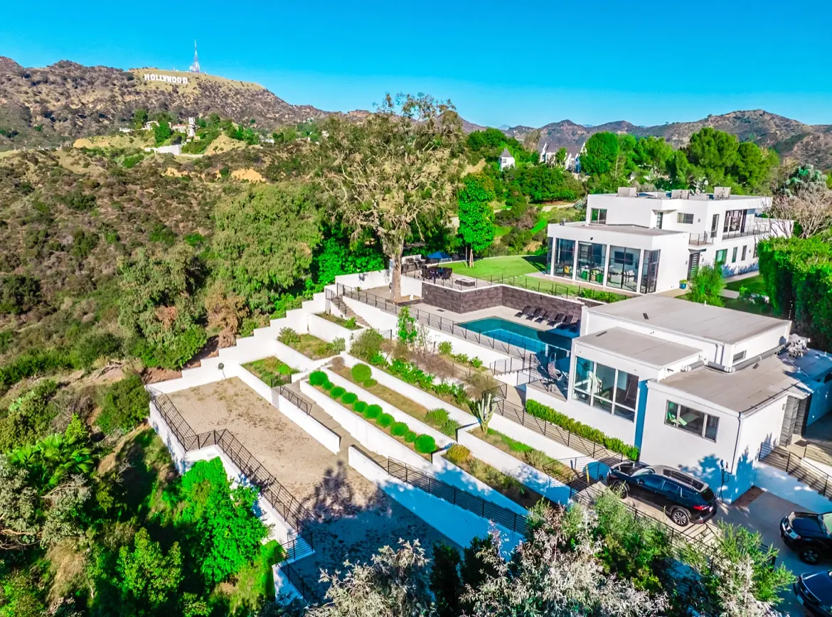 Hollywood Sign view from Lakeview
