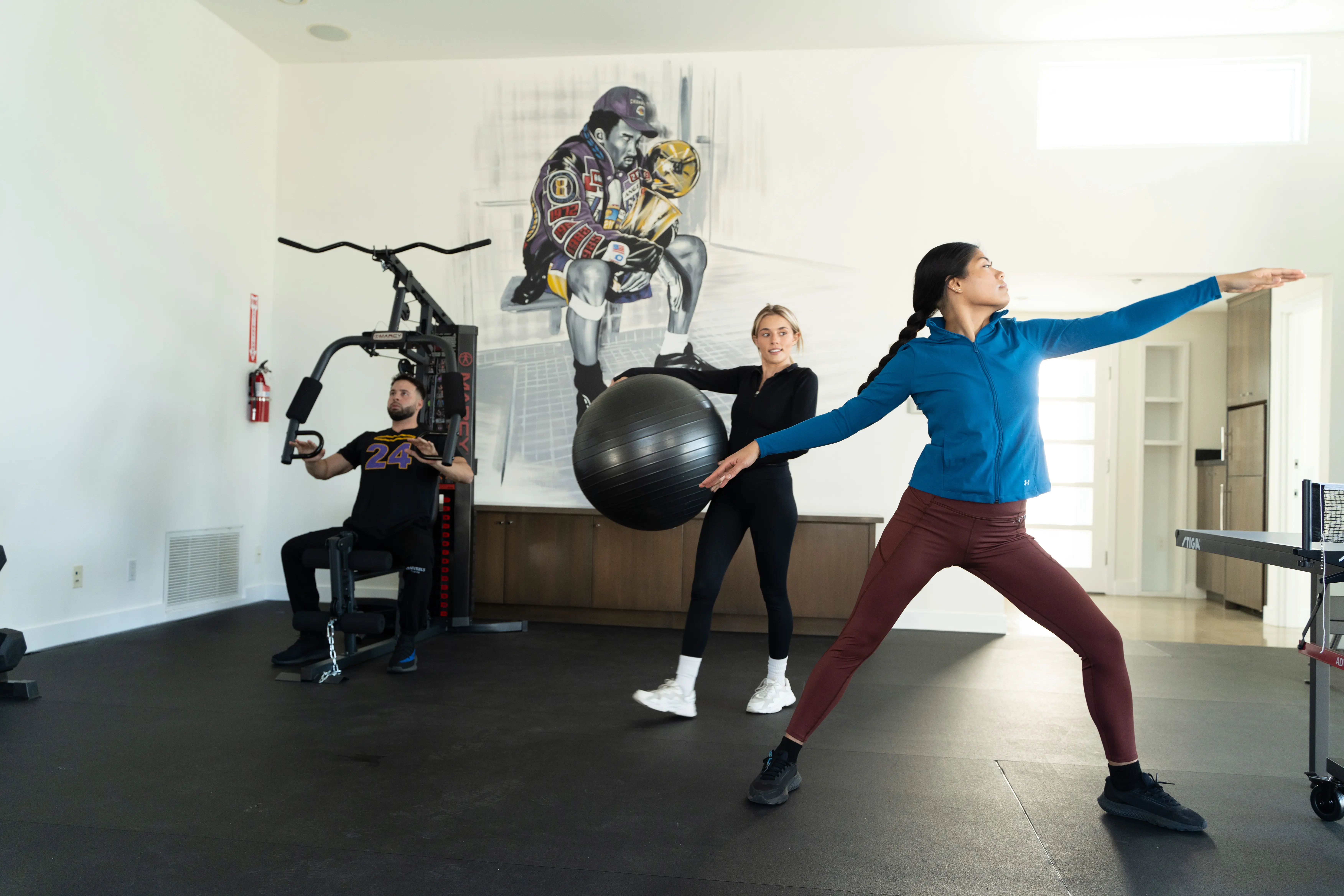 Fitness gym at Lakeview