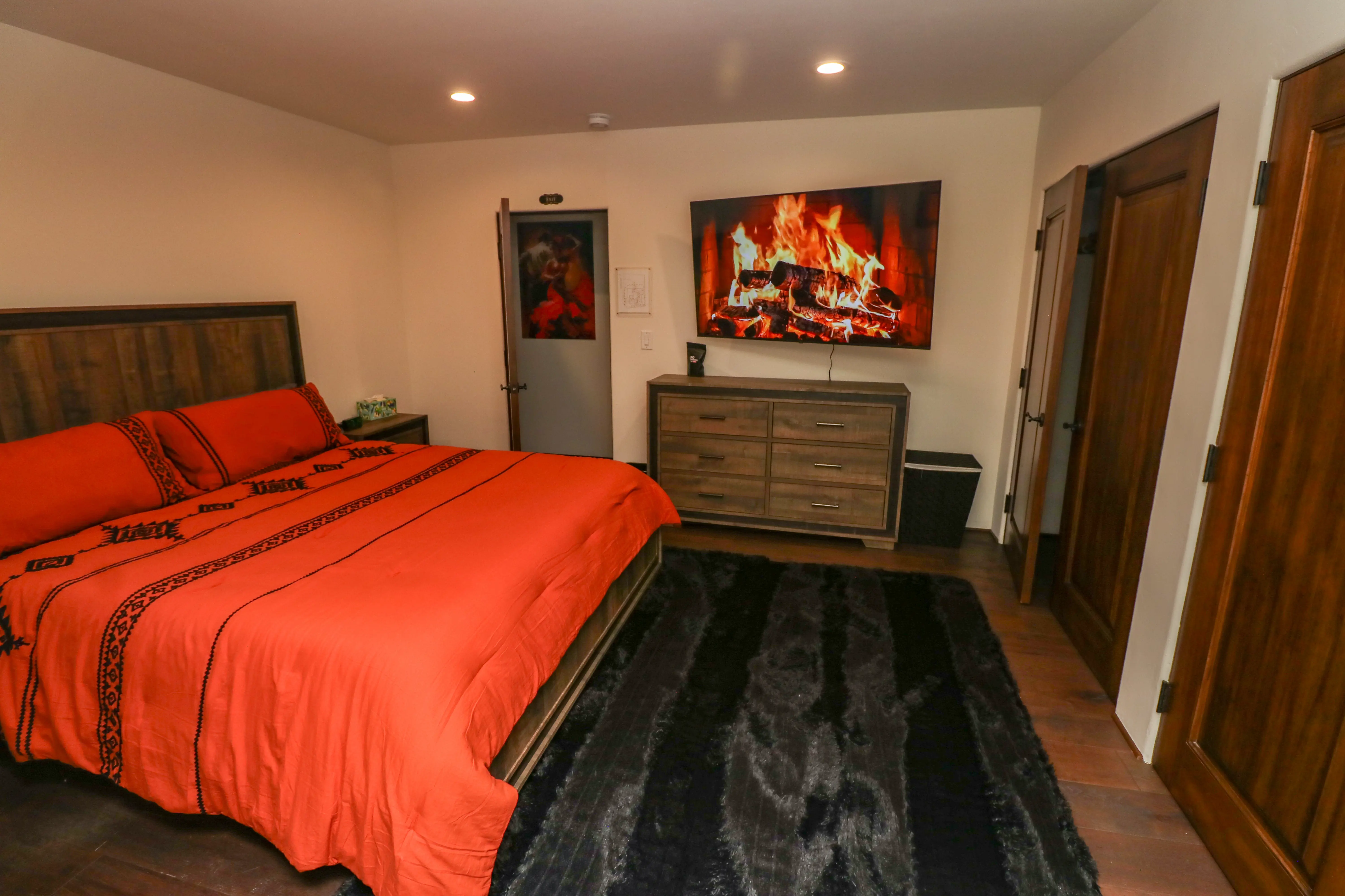 Private bedroom at Spanish Villa