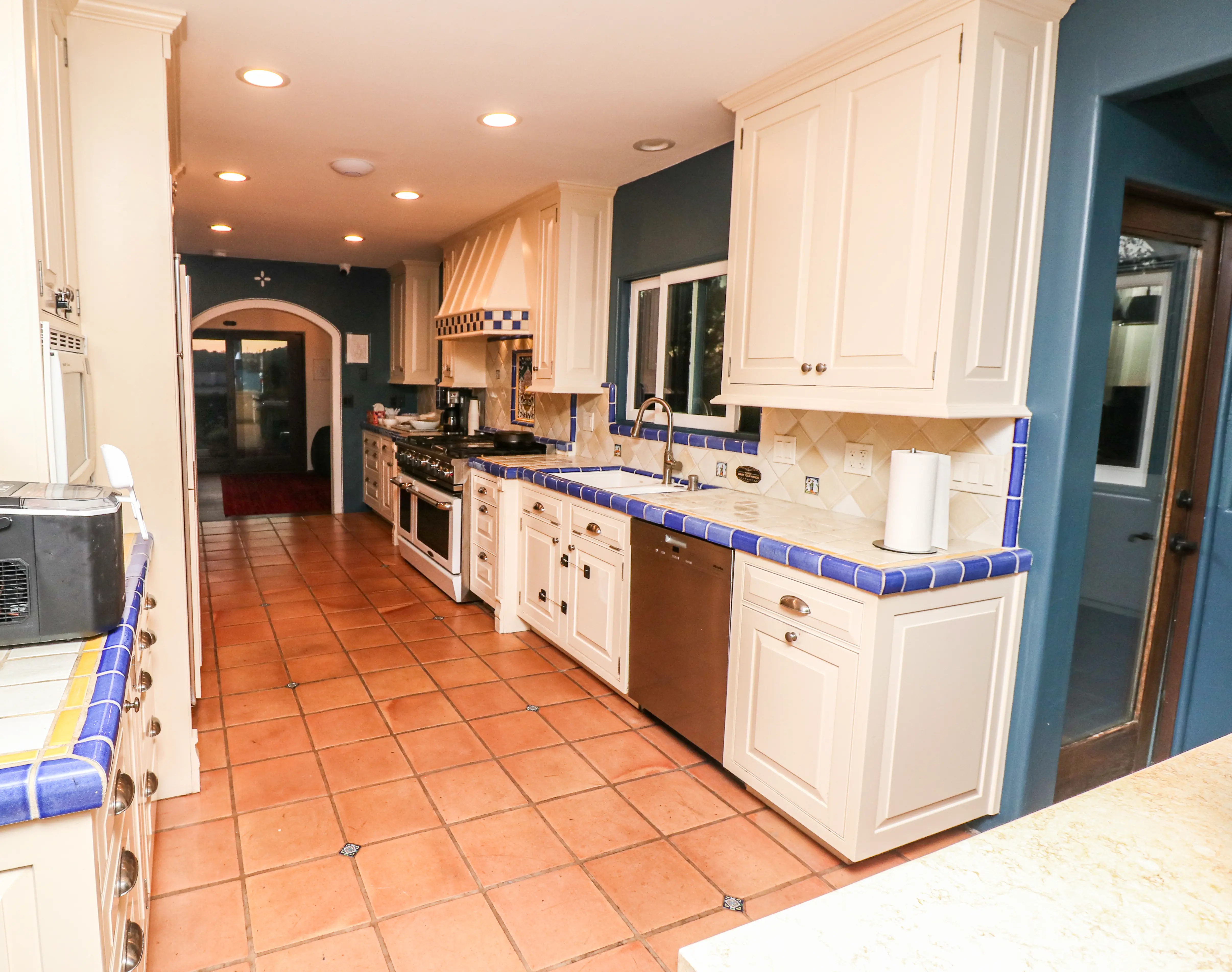Kitchen detail at Spanish Villa