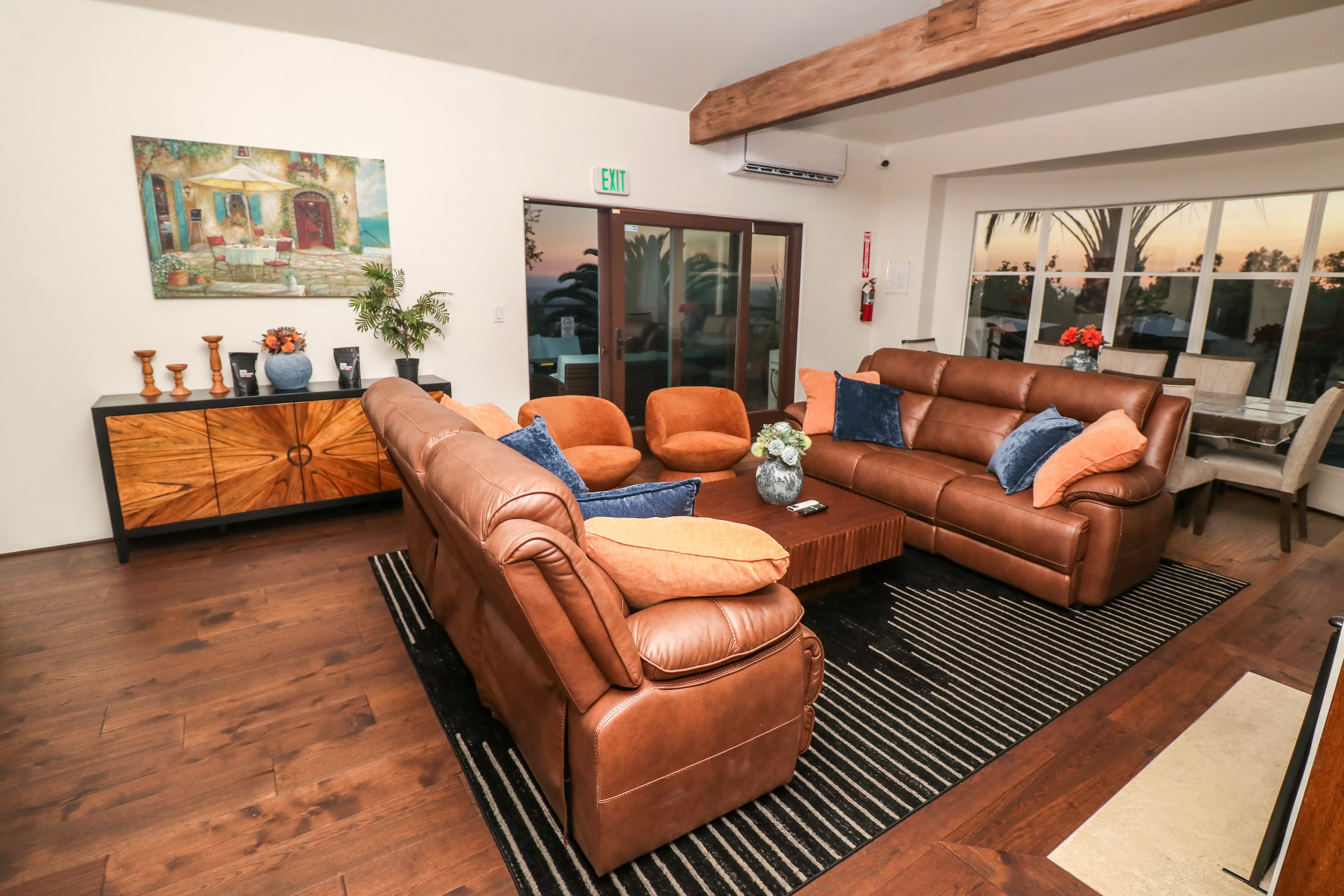 Spanish Villa living room detail