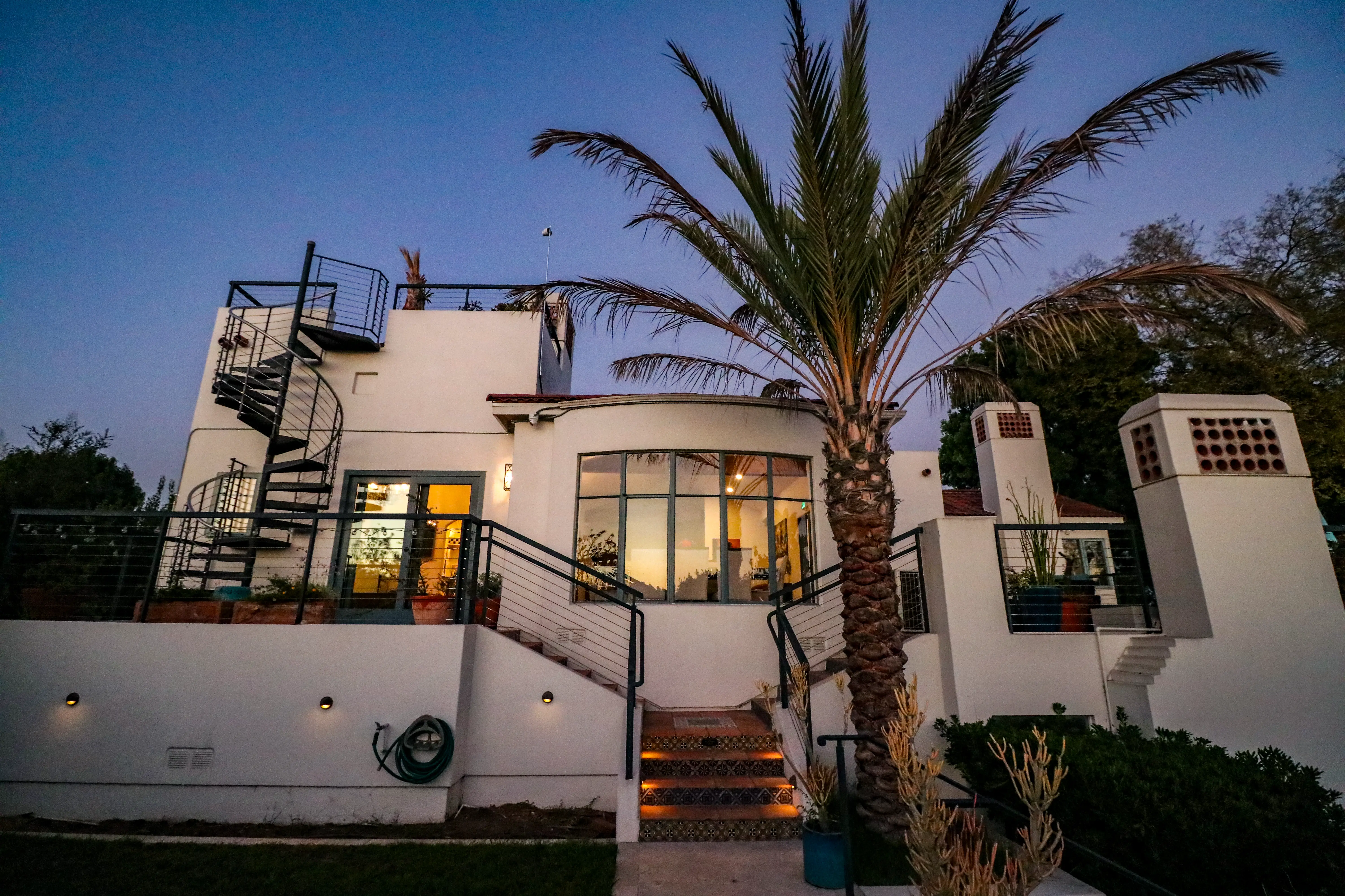 Spanish Villa exterior from the side